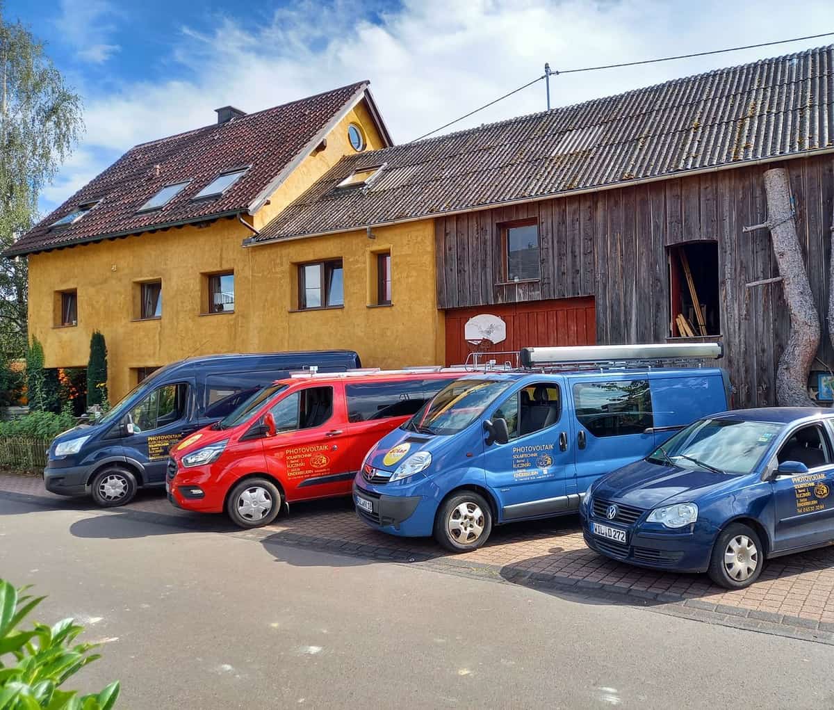 Photovoltaikanlage auf einem Wohnhausdach